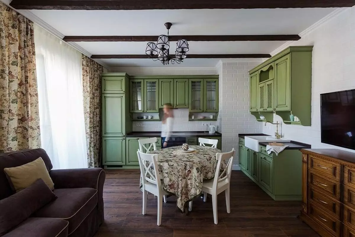 75+ Idea Reka Bentuk Dapur dalam Gaya Rustic - Foto Interior dan Tips Sebenar 8470_23