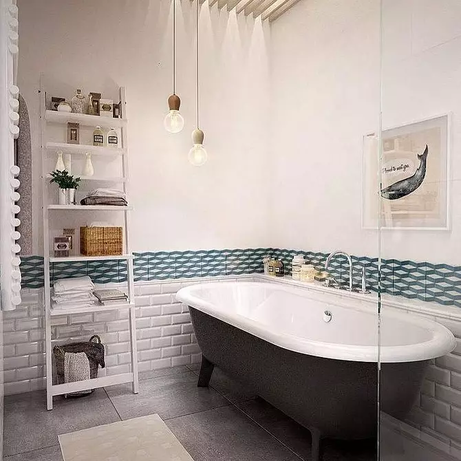 אנו מציירים חדר אמבטיה בסגנון סקנדינבי ב 4 שלבים 8484_99