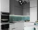 Gyakorlati vagy gyönyörű: A konyha belseje a homlokzatokkal 