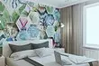 طراحی دیوار در اتاق خواب: 15 ایده غیر معمول و 69 نمونه روشن