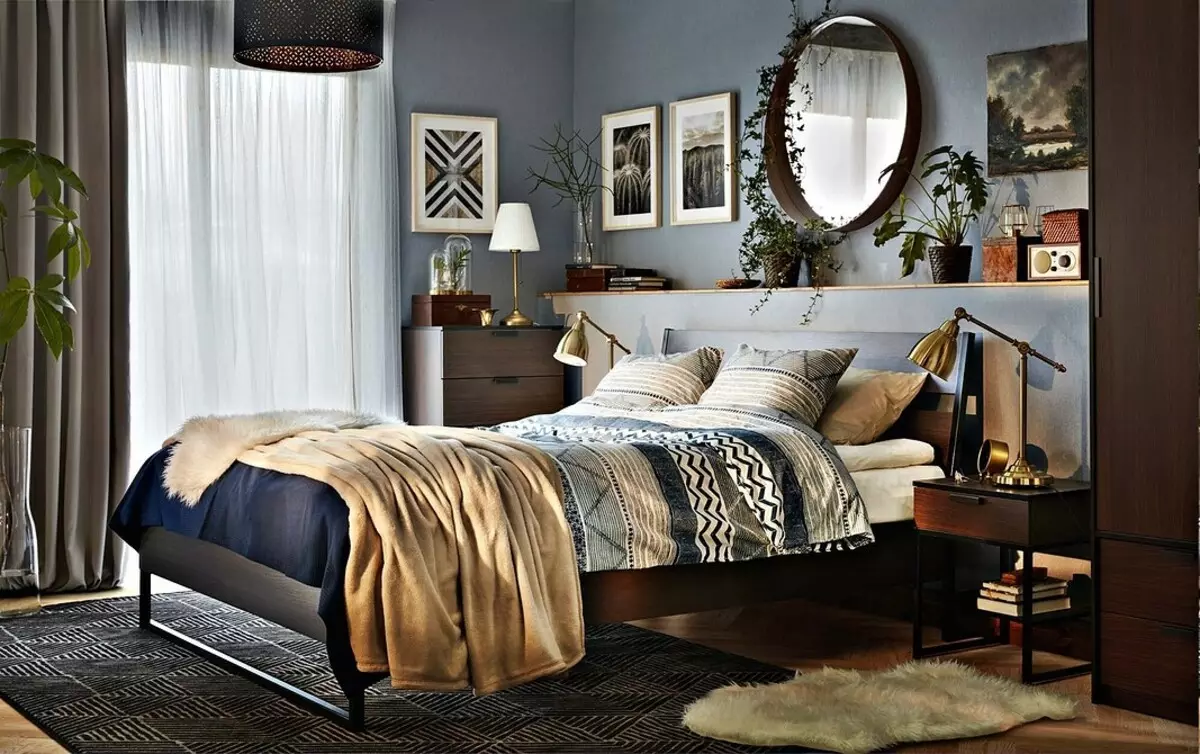 Ujdisje krevat krevat: 11 ide të bukura dhe të pazakonta 8504_41