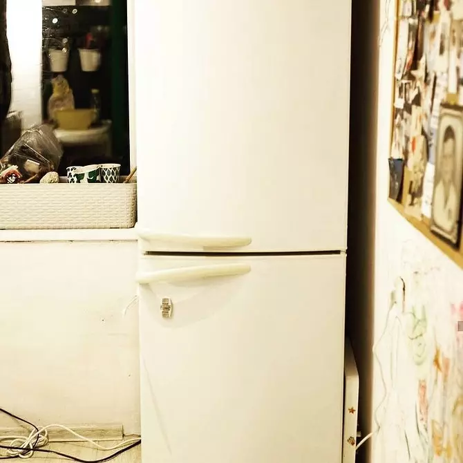 Vi oppdaterer det gamle kjøleskapet: 10 Uventede ideer 8512_10
