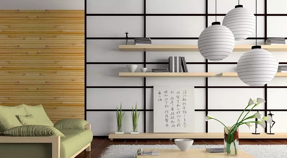 10 things that can be borrowed from the Japanese interior