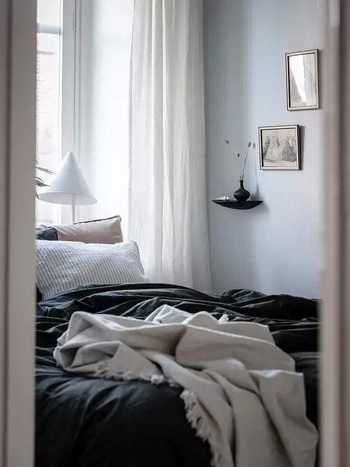 Come creare un'atmosfera caldaia in camera da letto: 8 soluzioni semplici 8528_15
