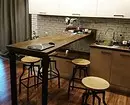 Cuisine with bar counter: All about the location, form of design and design ideas 8573_73