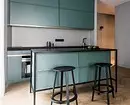 Cozinha com barra de bar: Tudo sobre a localização, forma de design e design de design 8573_94