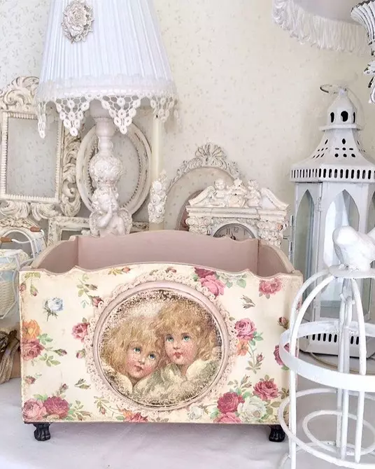 Modig vintage: 15 enkla sätt att bilda möbler, textilier och tillbehör 8581_84