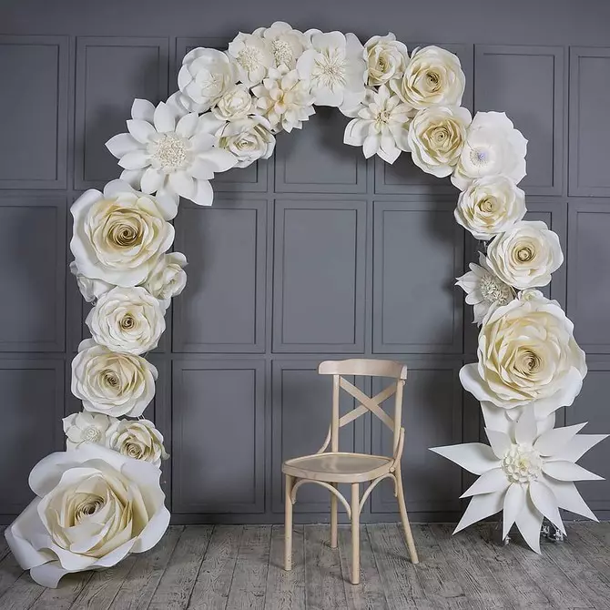 4 simple ways to make paper flowers on the wall 8585_14