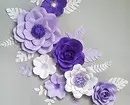 4 simple ways to make paper flowers on the wall 8585_4