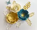 4 yksinkertaista tapaa tehdä paperi kukkia seinään 8585_42
