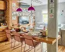 Ni dekoformas la Kitchen-salonon kun stango-vendotablo: Konsiletoj por Zonia kaj Meblo-Selektado 8587_76