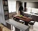 We decore de keuken-woonkamer met bar-teller: tips voor zonering en meubelselectie 8587_81
