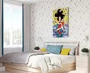 Hokker wallpaper Select foar sliepkeamer: Basis werjeften en moade trends 8595_81