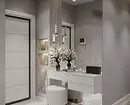 Salón de entrada en estilo moderno: unha solución elegante e fermosa para calquera cadrado 859_52