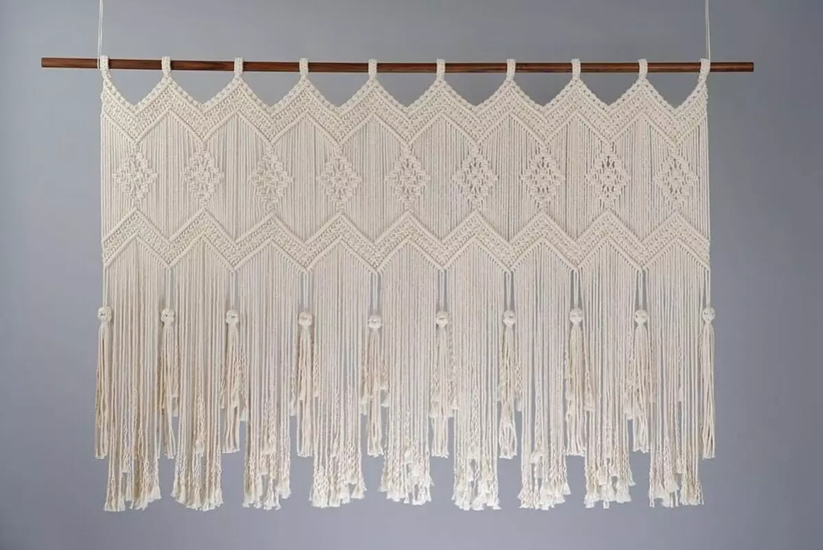 De les cortines a mobles: 13 variants de decoració de macrame 8603_107