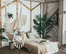 Vu Riddoen op Miwwelen: 13 Variantéiten vu Macrame Decor 8603_161