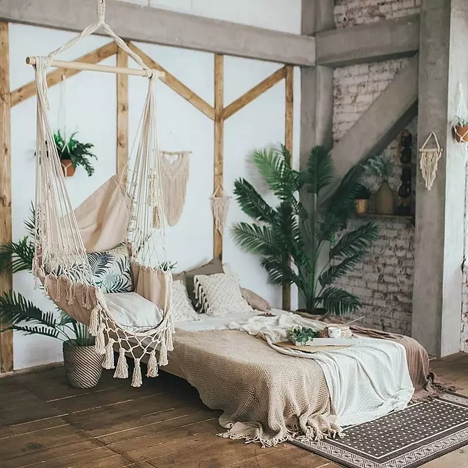 De cortinas a móveis: 13 variantes de decoração de macrame 8603_168