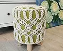 Vu Riddoen op Miwwelen: 13 Variantéiten vu Macrame Decor 8603_176