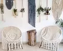 A függönyöktől a bútoroktól: 13 változata Macrame Decor 8603_177