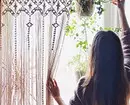 ფარდებიდან ავეჯით: Macrame Decor- ის 13 ვარიანტი 8603_196