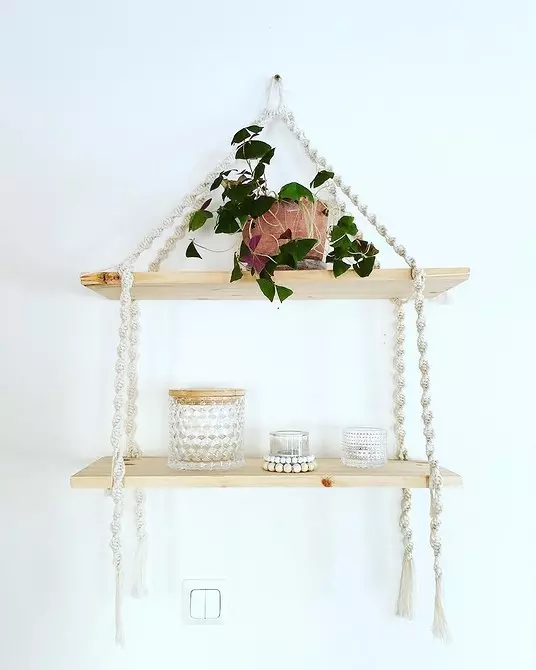 מ וילונות לריהוט: 13 גרסאות של Macrame Decor 8603_245