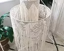 Frá gardínur til húsgagna: 13 afbrigði af Macrame decor 8603_4