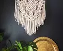 ფარდებიდან ავეჯით: Macrame Decor- ის 13 ვარიანტი 8603_90