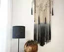 A függönyöktől a bútoroktól: 13 változata Macrame Decor 8603_95