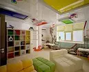 بچوں کے کمرے میں ایک مسلسل چھت کا انتظام کیسے کریں: دلچسپ خیالات اور 30+ مثالیں 8631_53