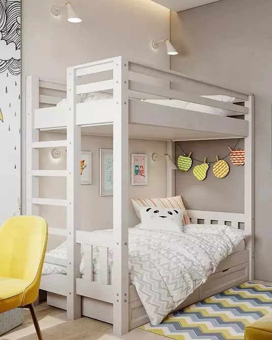 Cómo proporcionar la habitación de los niños para que el niño sea lo más cómodo posible. 8664_176