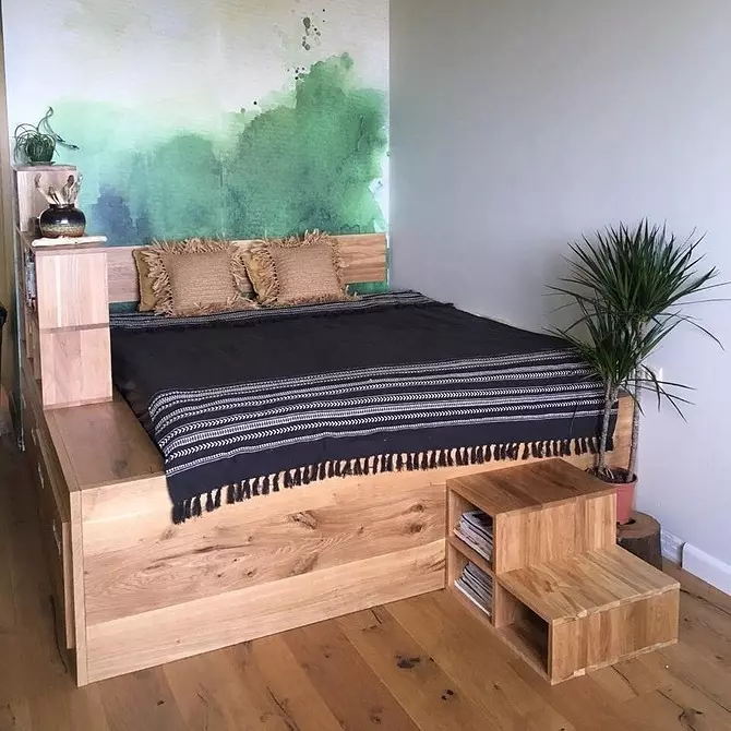 Kuidas panna mööbel magamistoas mugavalt ja ilus 8688_57