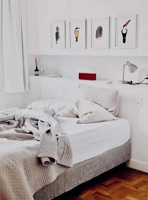 6 mënyra për të ruajtur shtratin në mënyrë që të dekoroj dhomën e gjumit 8728_6