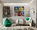 Wat ze kombinéieren a wéi eng Smaragd Faarf am Interieur (58 Fotoen) ze benotzen 8740_104