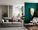 Wat ze kombinéieren a wéi eng Smaragd Faarf am Interieur (58 Fotoen) ze benotzen 8740_51