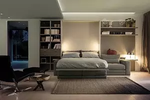 Ліжко, вбудована в шафу: функціональний предмет меблів або марна покупка? 8747_1