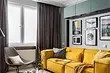 Fashionable curtains in the living room in modern style (52 photos)