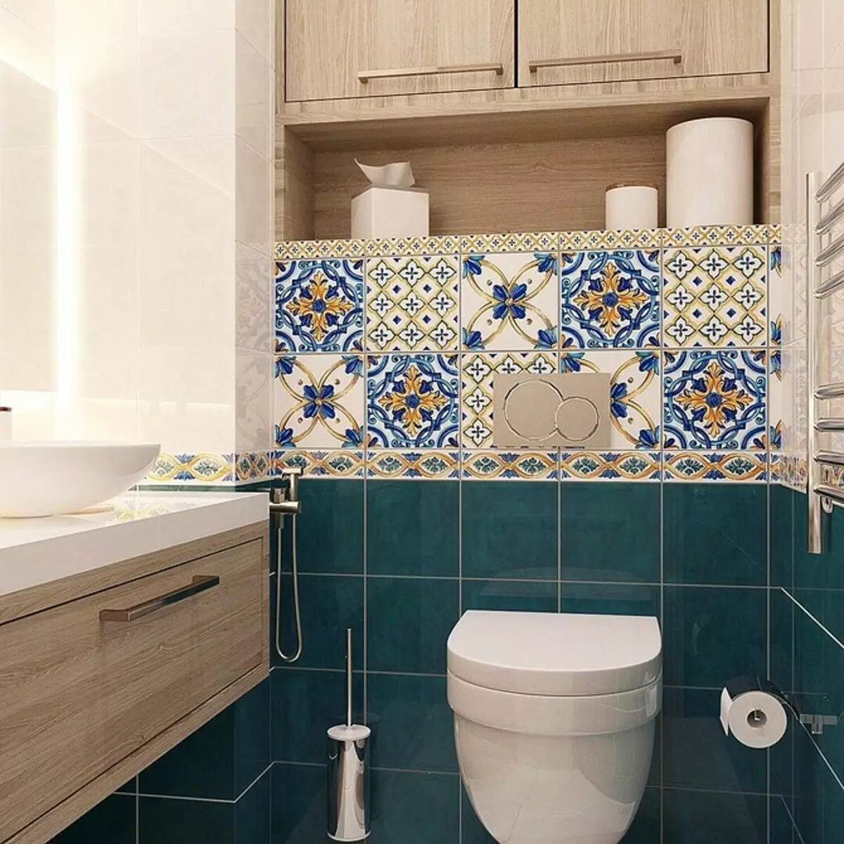 10 veidi, kā izveidot tipisku vannas istabu skaistu 8793_106