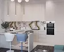 بار انسداد کے ساتھ کارنر باورچی خانے کے ڈیزائن: منصوبہ بندی کی خصوصیات اور 50+ تصاویر کی حوصلہ افزائی کے لئے تصاویر 8808_61