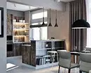 بار انسداد کے ساتھ کارنر باورچی خانے کے ڈیزائن: منصوبہ بندی کی خصوصیات اور 50+ تصاویر کی حوصلہ افزائی کے لئے تصاویر 8808_68