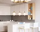 Дызайн кутняй кухні з барнай стойкай: асаблівасці планіроўкі і 50+ фота для натхнення 8808_95