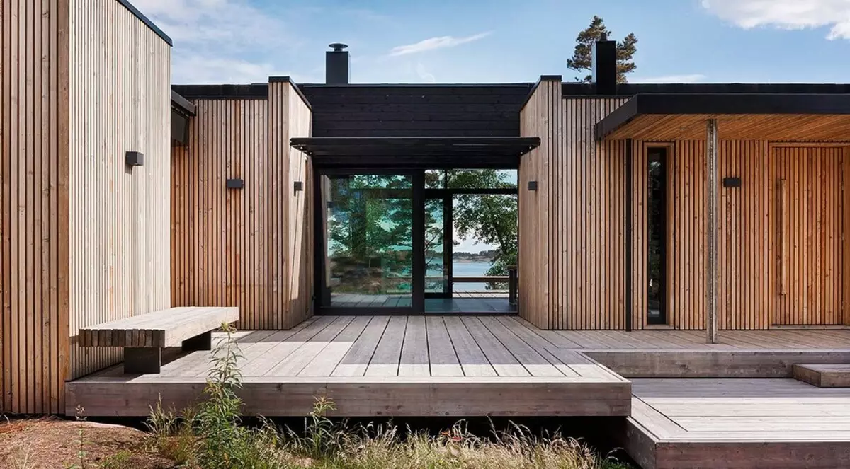 How to put the house with wooden slats: 5 ways