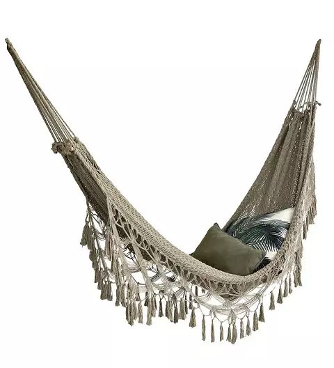 Handmade Bohmian Hammock soti nan Natur & ...