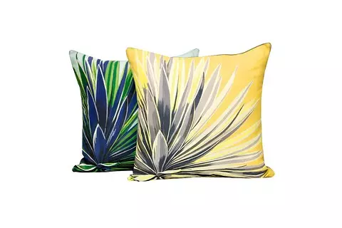 Bantal hiasan agave indigo lan agave soleil (8 000 r ...