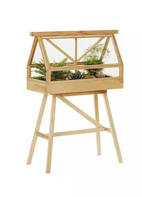 Kashpo lamps, plants in furniture and 7 more creative ideas for home greenhouses 8838_32