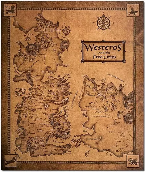 Kaart Westerosa