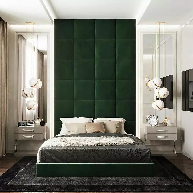 Disegniamo il design della camera da letto con soffitti elasticizzati: consigli e 50 esempi 8872_71