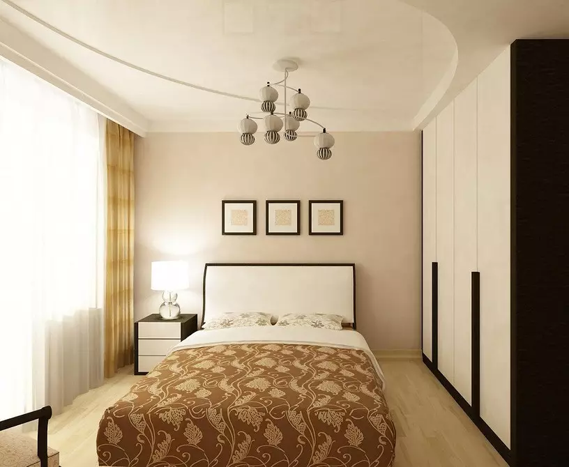Mes atkreipiame miegamojo dizainą su ruožų lubomis: patarimai ir 50 pavyzdžių 8872_72