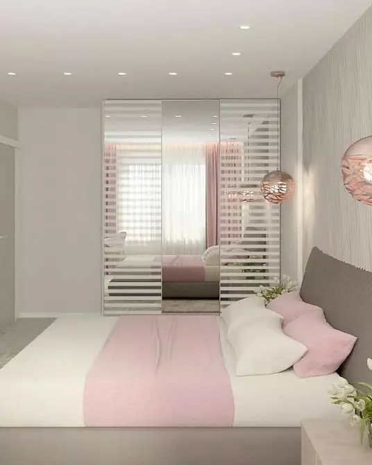 Chúng tôi vẽ thiết kế phòng ngủ với trần căng: Mẹo và 50 ví dụ 8872_88
