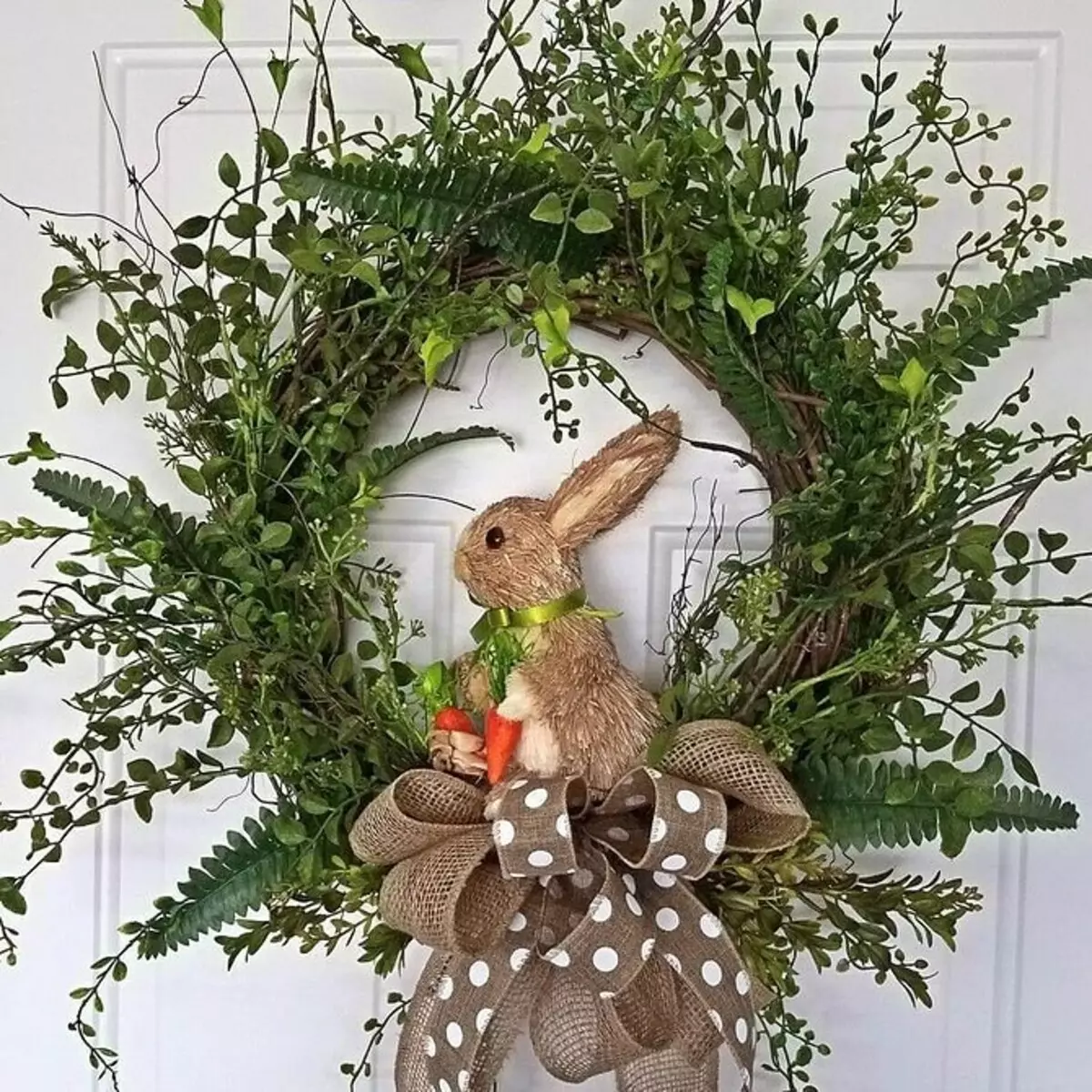 15 Wreaths Spring yang boleh dibuat dengan tangan mereka sendiri 8878_31