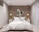 Оптичка спална соба во беж: 5 стилски техники и 70+ фотовите 8884_109